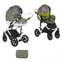 Коляска TUTIS 2 в 1 MIMI STYLE Деним/Цветочный принт 