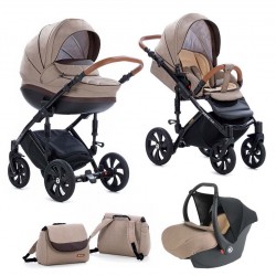 Коляска TUTIS 3 в 1 MIMI STYLE BROWN
