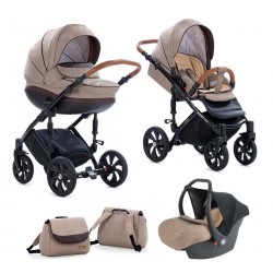 Коляска TUTIS 3 в 1 MIMI STYLE BROWN