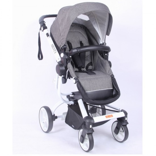 Коляска прогулочная XO-Kid Siesta темно-серая