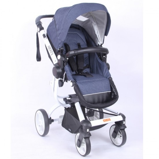 Коляска прогулочная XO-Kid Siesta синяя
