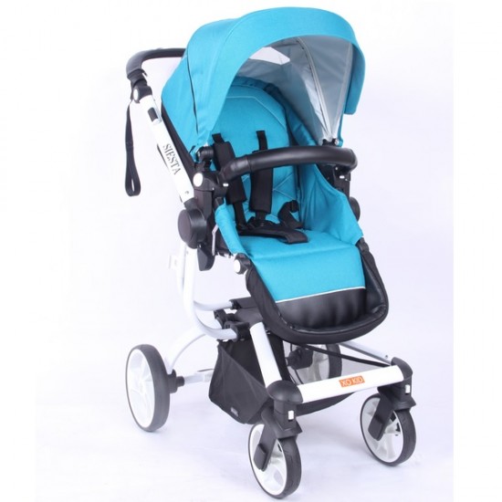 Коляска прогулочная XO-Kid Siesta бирюзовая