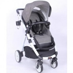 Коляска прогулочная XO-Kid Drive темный/серый