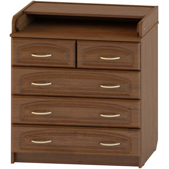 Комод Атон КР 80 К/5 ПВХ орех