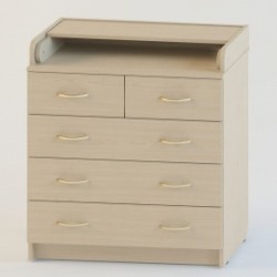 Комод Атон КР 80 К/5 ЛДСП клен