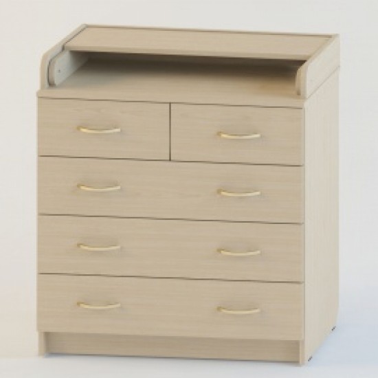 Комод Атон КР 80 К/5 ЛДСП клен