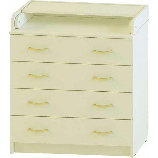 Комод Атон КР 80 К/5 ЛДСП ваниль