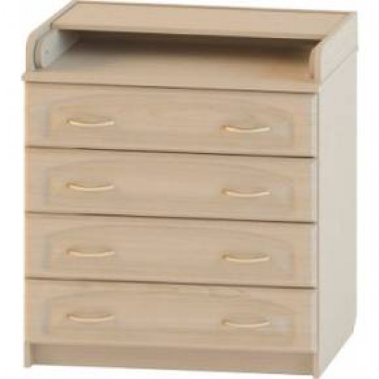 Комод Атон КР 80 К/4 ПВХ клен