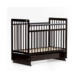 Кроватка Bambini Euro style маятник темный орех М 01.10.05