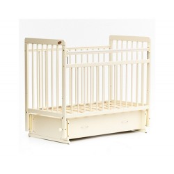 Кроватка Bambini Euro style с ящиком слоновая кость М 01.10.04
