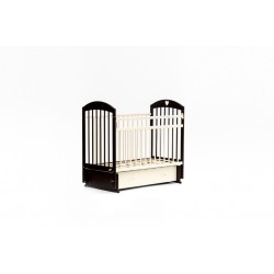 Кроватка Bambini Comfort маятник/ящик венге/слоновая кость М 01.10.19 Сердечко 