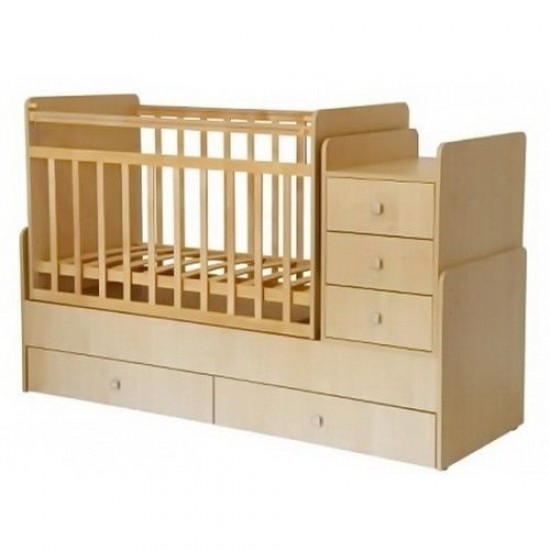 Кровать трансформер Фея 1100 клен