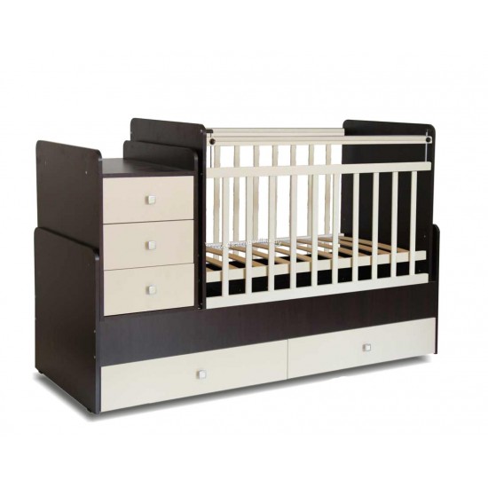 Кровать трансформер Фея 1100 венге/бежевый