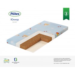 Матрац детский Плитекс Юниор р-р 1190х600х60мм