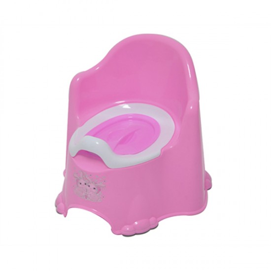 Детский горшок DUNYA КОМФОРТ Розовый/Малиновый 