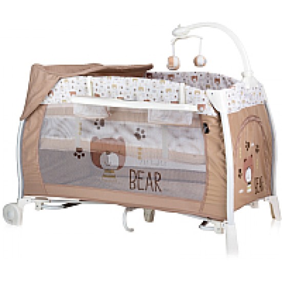 Манеж Lorelli I Lounge Rocker beige bears 10080021938