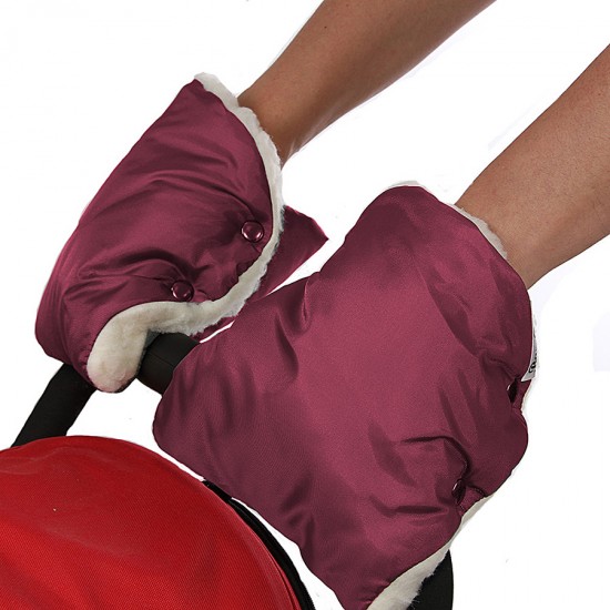 Муфты варежки для коляски BAMBOLA лайт Бордо