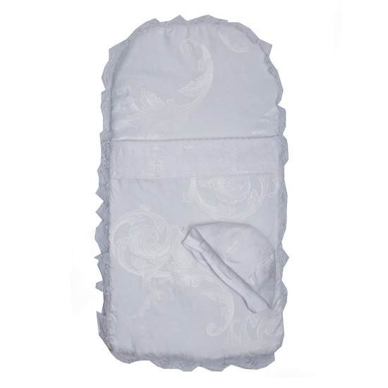 Конверт на молнии BAMBOLA 65х35 сатин Белый ЛЕТО