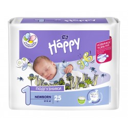 Подгузники Bella Baby Happy Start Newborn Air 25 (2-5 кг)