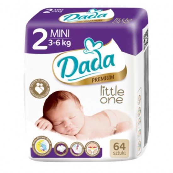 Подгузники Dada Premium Litle One 2 64шт (3-6 кг)