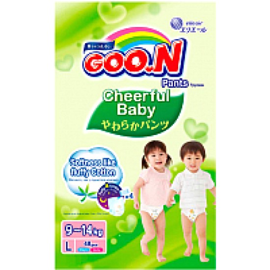 Подгузники-трусики Goo.N Сheerful Baby L (9-14кг) 48шт