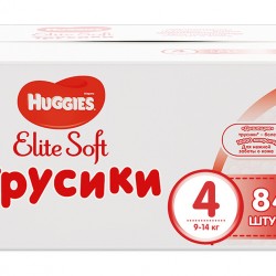 Подгузники-трусики Huggies Elite Soft Box L 4 84шт 9-14 кг