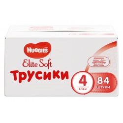 Подгузники-трусики Huggies Elite Soft Box L 4 84шт 9-14 кг