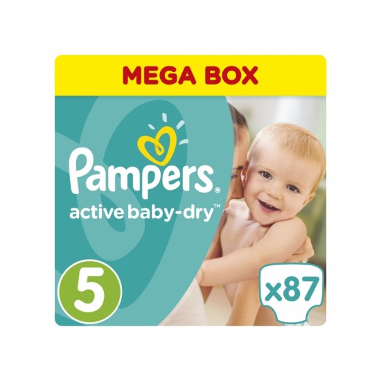 Подгузники Pampers Active Baby-Dry 5 Junior 87шт (11-16кг)