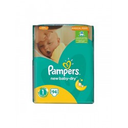 Подгузники Pampers New Baby-Dry1 Newborn 94шт (2-5кг)