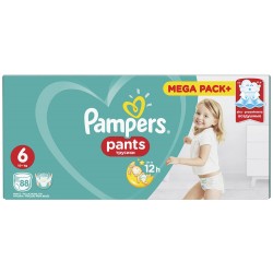 Подгузники-трусики Pampers Pants 6 Extra Large 88шт (15+кг)