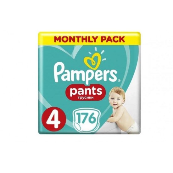 Подгузники-трусики Pampers Pants 4 176шт (9-15кг)
