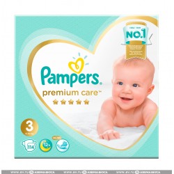 Подгузники Pampers Premium Care 3 Midi 114шт (6-10кг)