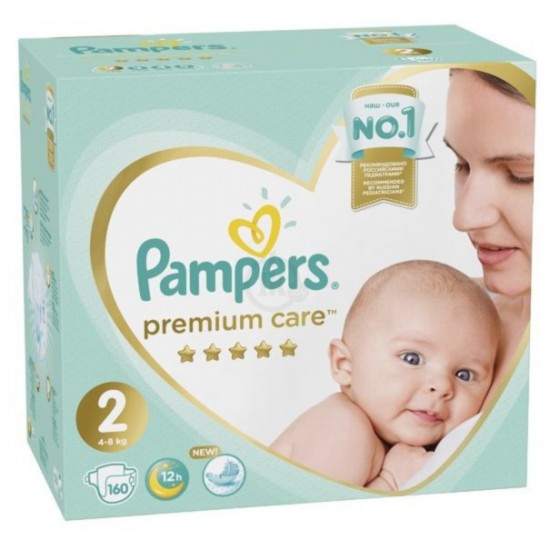 Подгузники Pampers Premium Care 2 Mini 160шт (4-8кг)