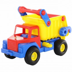 Игрушечный автомобиль самосвал №1 с резиновыми колёсами Полесье 37916