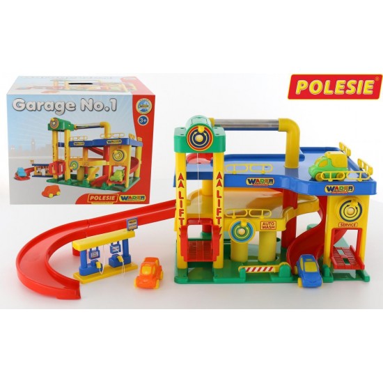 Игровой набор гараж №1 с автомобилями Полесье 37824