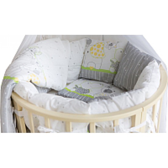 Комплект постельного белья Баю-Бай Дружба 5 предметов К51-Д3 зеленый