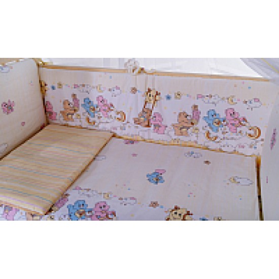 Комплект постельного белья Баю-Бай Забава 3 предмета К31-З2 бежевый