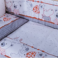 Комплект постельного белья Баю-Бай Дружба 3 предмета  К31-Д1 красный