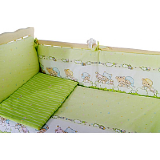 Комплект постельного белья Баю-Бай Мечта 3 предмета К31-М3 зеленый