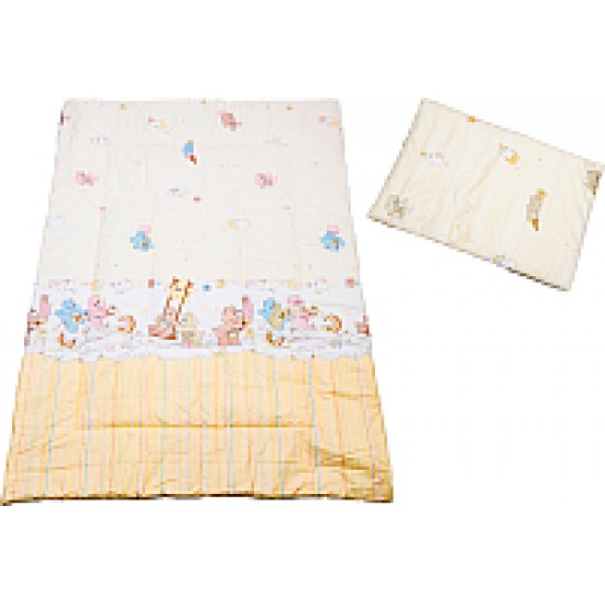 Комплект постельного белья Баю-Бай Забава 2 предмета К20-З2 бежевый