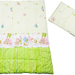 Комплект постельного белья Баю-Бай Забава 2 предмета К20-З3 зеленый