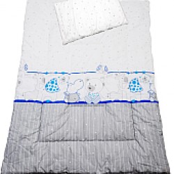 Комплект постельного белья Баю-Бай Дружба 2 предмета К20-Д4 синий