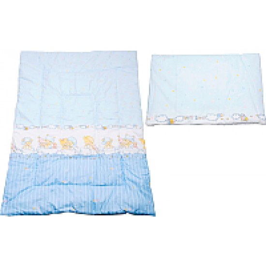 Комплект постельного белья Баю-Бай Мечта 2 предмета К20-М4 голубой