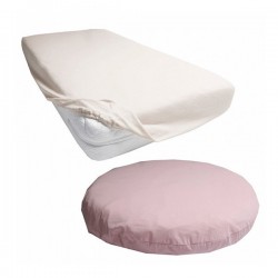 Набор трикотажных простыней BAMBOLA для овальных и круглых матрасов кулирка Девочка