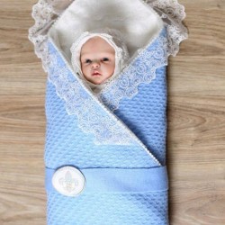 Плед трикотажный LAPPETTI Небесный 