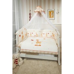 Комплект постельного белья Perina КРОХА 4 предмета Жирафик