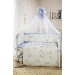 Комплект постельного белья Perina ТИФФАНИ 4 предмета Неженка голубое арт.Т4-01.4