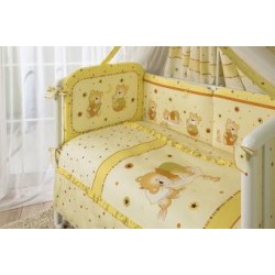 Комплект постельного белья Perina НИКА 3 предмета Мишка на подушке бежевое