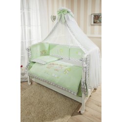 Комплект постельного белья Perina ВЕНЕЦИЯ 4 предмета Лапушки салатовый