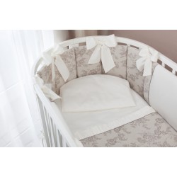 Комплект постельного белья Perina Эльфетто Oval 6 предметов молочно-белый ЭФО6.2-125х75